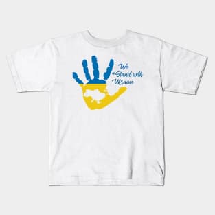 We stand with Ukraine, Fuck Putin, Stand with Ukraine, Stop War, Middle Finger, Anti Putin, Strong Ukraina T-Shirt, Save Ukraine, Peace Kids T-Shirt